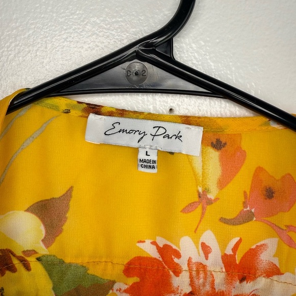 Emory Park Crochet Kimono Coverup / Size L - Picture 4 of 4